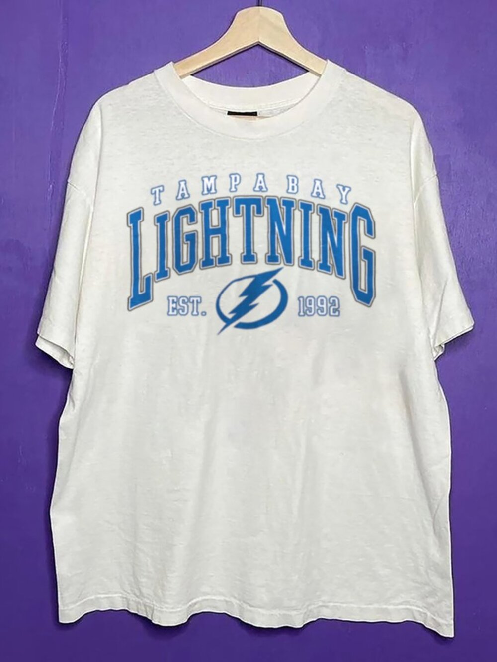 Vintage Tampa Bay Lightning Hockey Shirt, NHL Tampa Bay Lightning Unisex Shirt